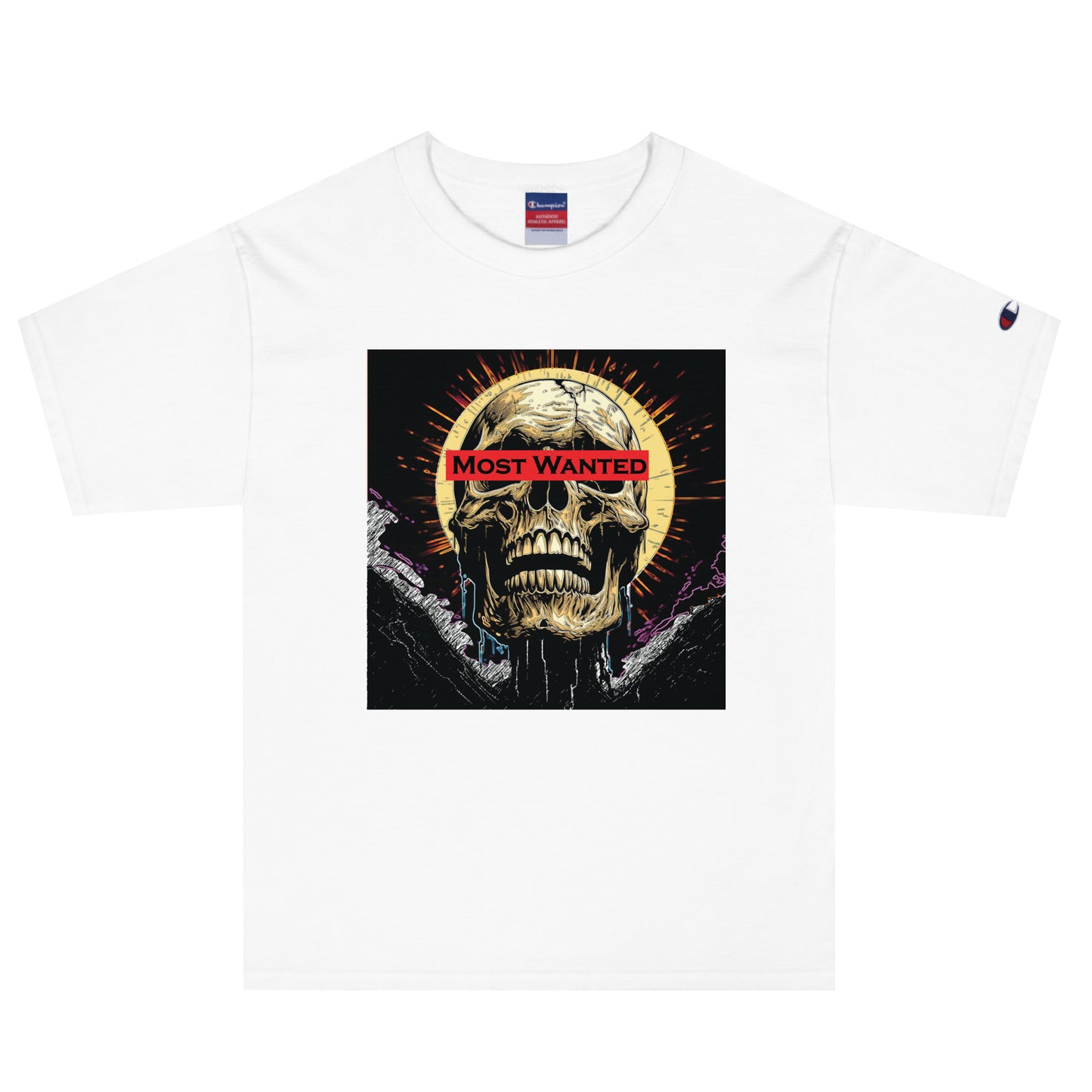 Skull #1( Most Wanted) Champion T-Shirt