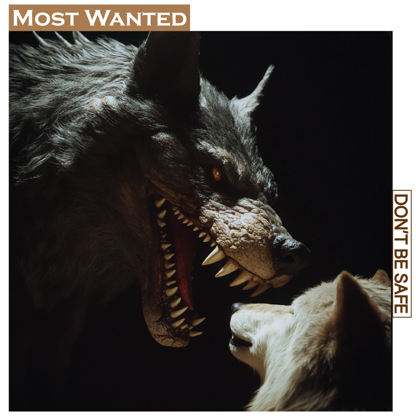 Don't Be Safe / Stay Dangerous  (Be Most Wanted ) "Hoodie" Limited Box Logo