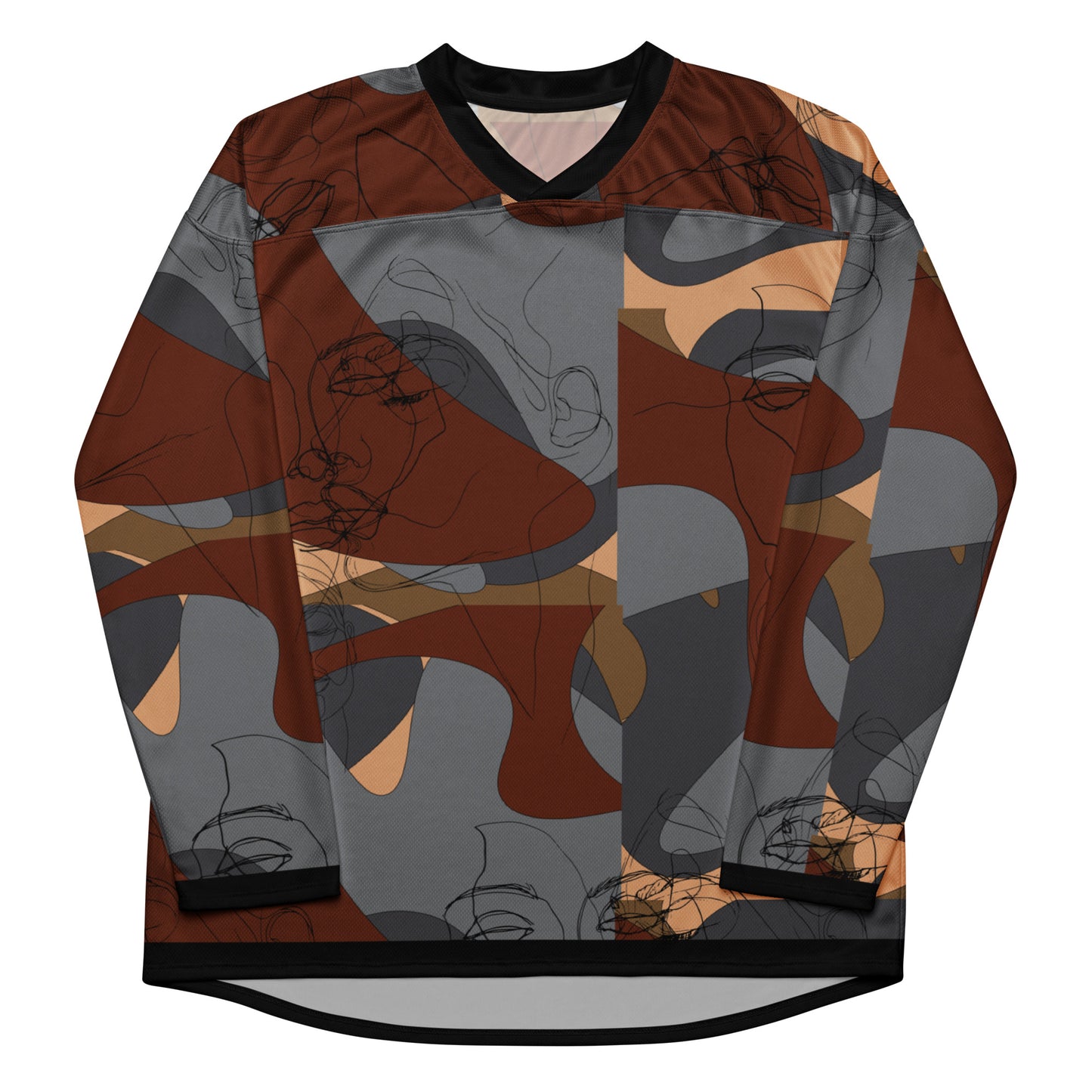 Trace My Beauty -Long Sleeve Jersey Sweater #5