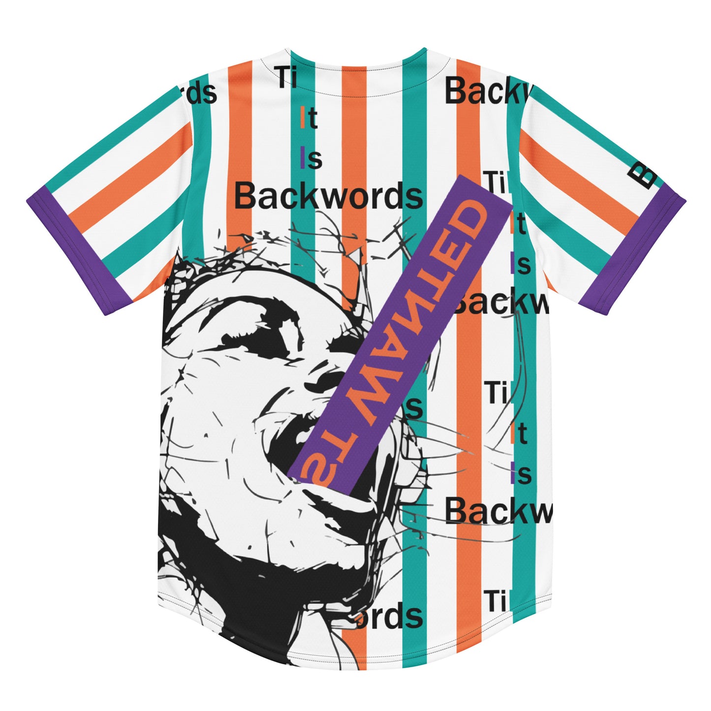 SWMW- (Til It Is Backwards)-Baseball Jersey #5