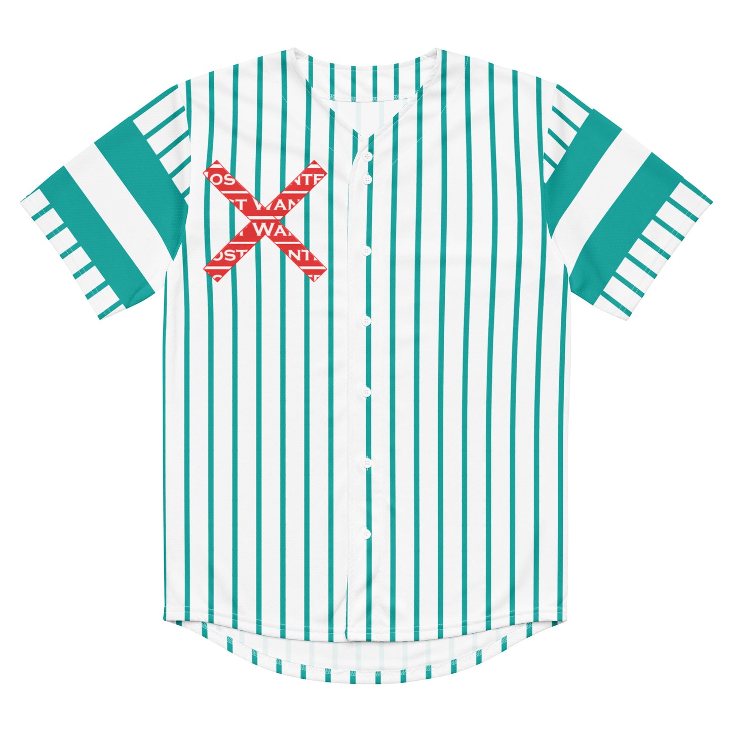 X Marks Most Wanted-Baseball Jersey  #3