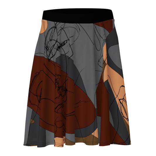 Trace My Beauty- Skater Skirt #5