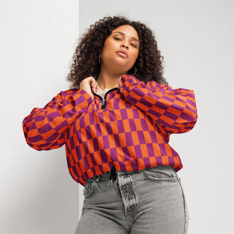 AIMMDI-Women’s cropped windbreaker