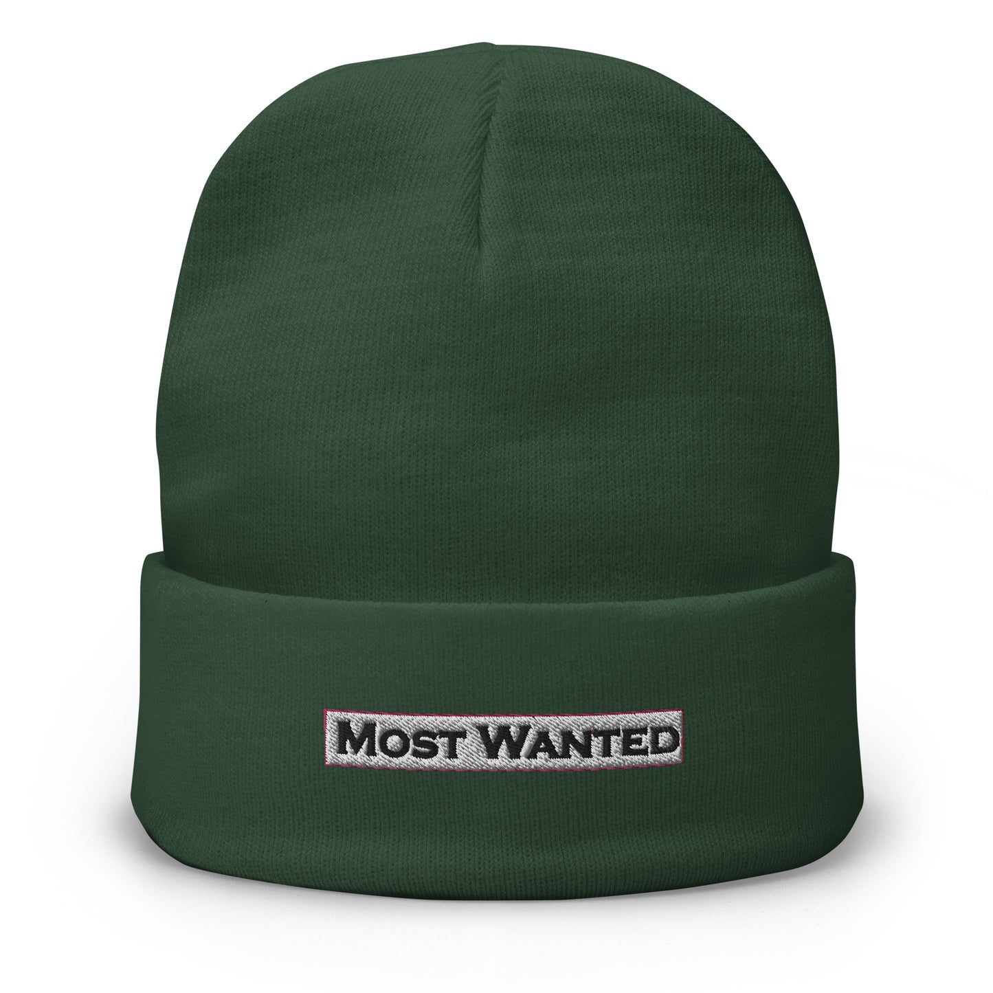 Embroidered Beanie (Most Wanted)