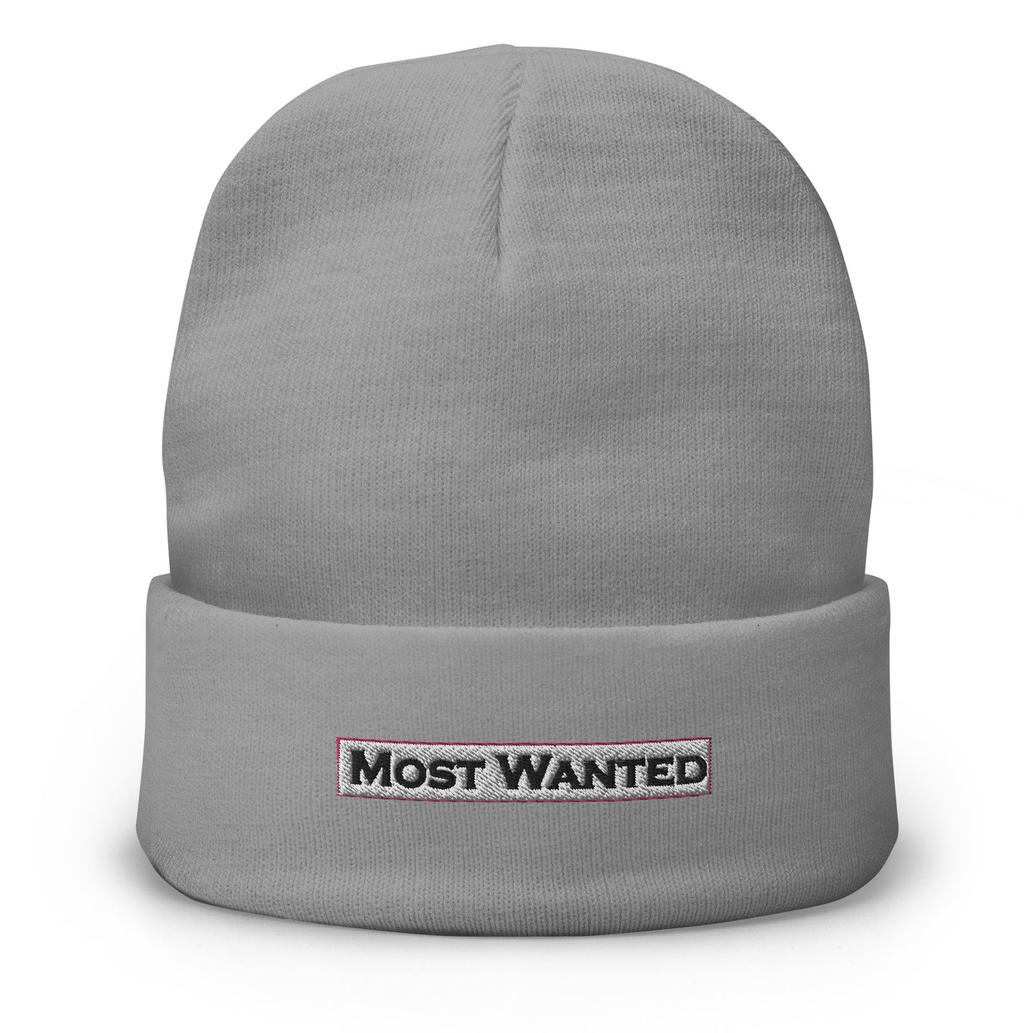 Embroidered Beanie (Most Wanted)