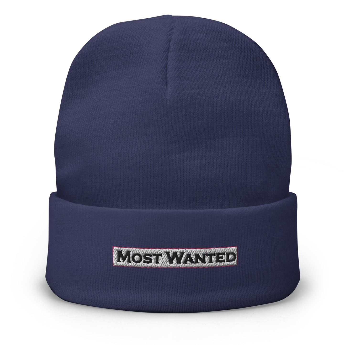 Embroidered Beanie (Most Wanted)