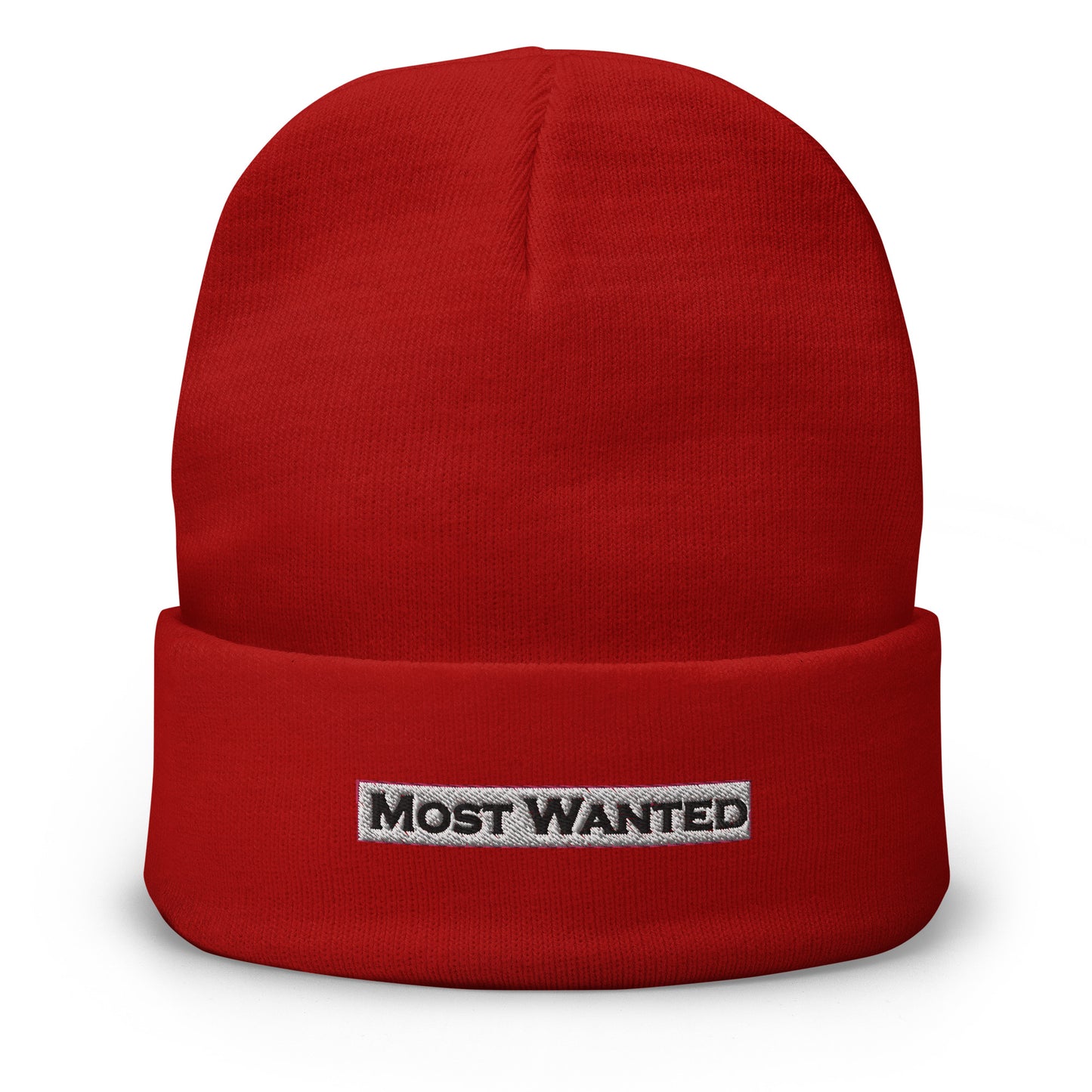 Embroidered Beanie (Most Wanted)