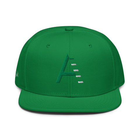 (A) AIMMDI = Snapback Hat - limited White Embroidery