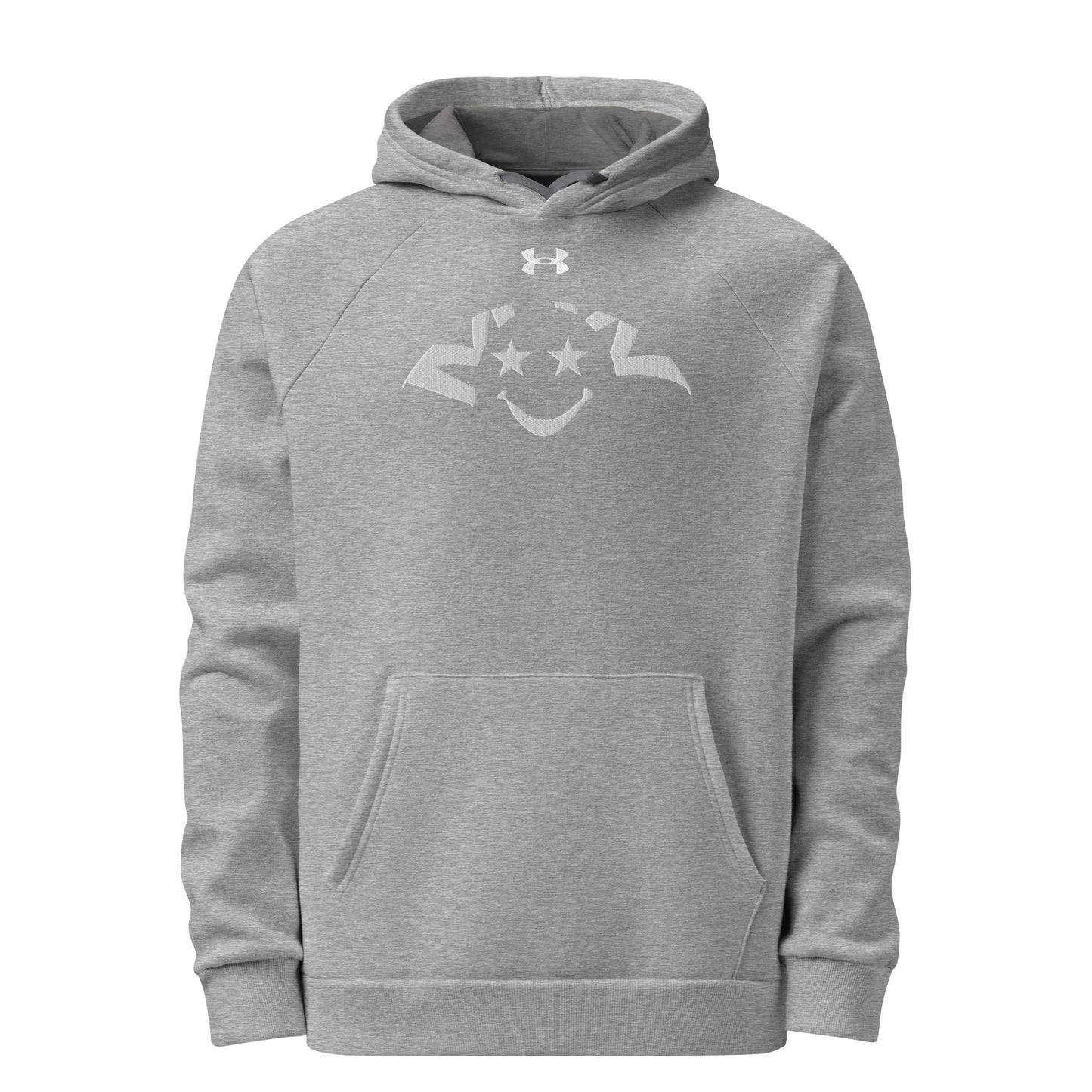 Smile For Me #3 "White" Embroidered (Most Wanted) Under Armour® hoodie