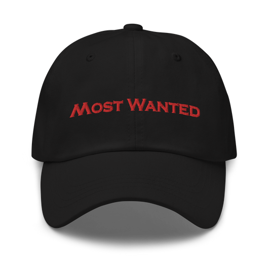 ORIGINAL RED MOST WANTED DAD HAT