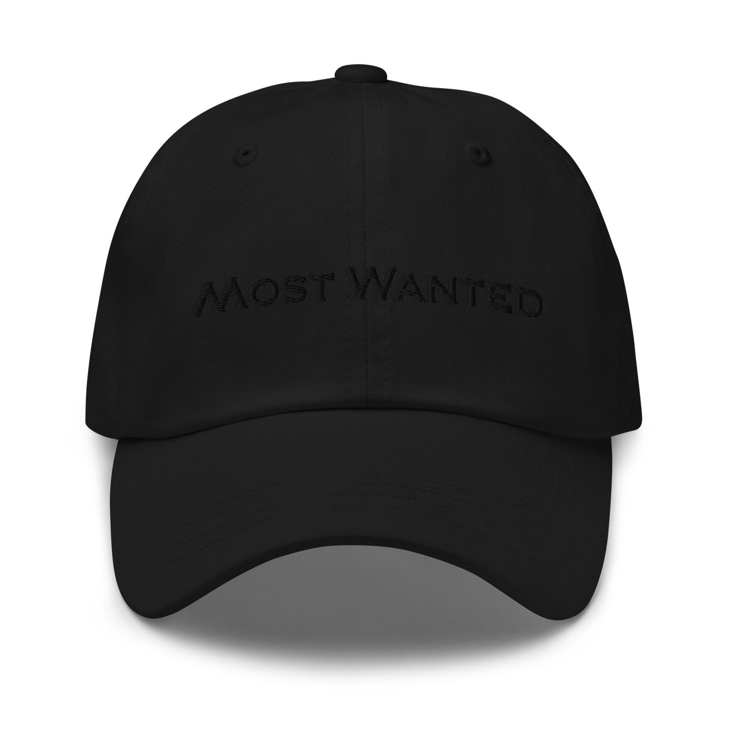 ORIGINAL BLACK MOST WANTED DAD HAT