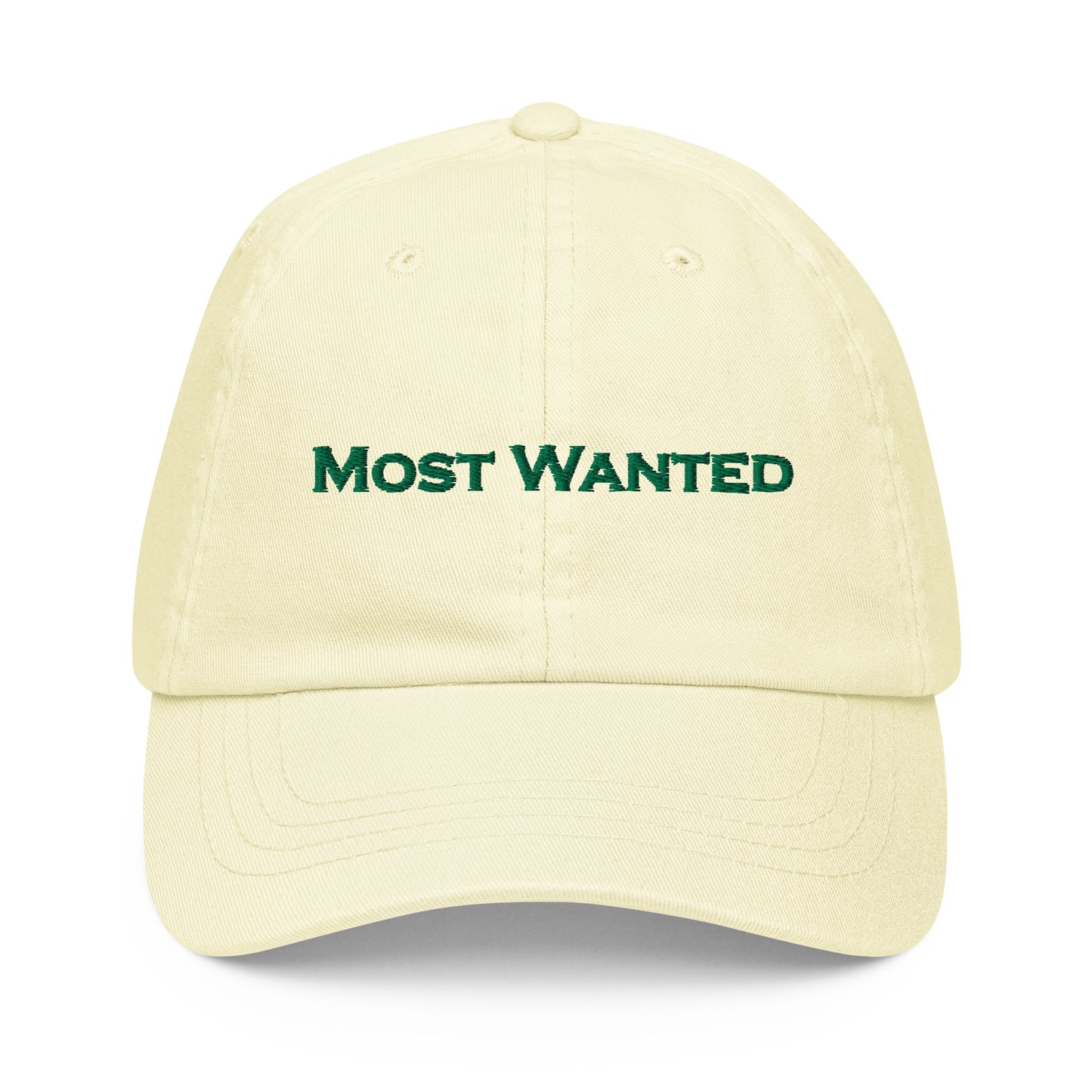 Green Embroidered "Most Wanted" Chill🥶🥶🥶 Bucket Hat