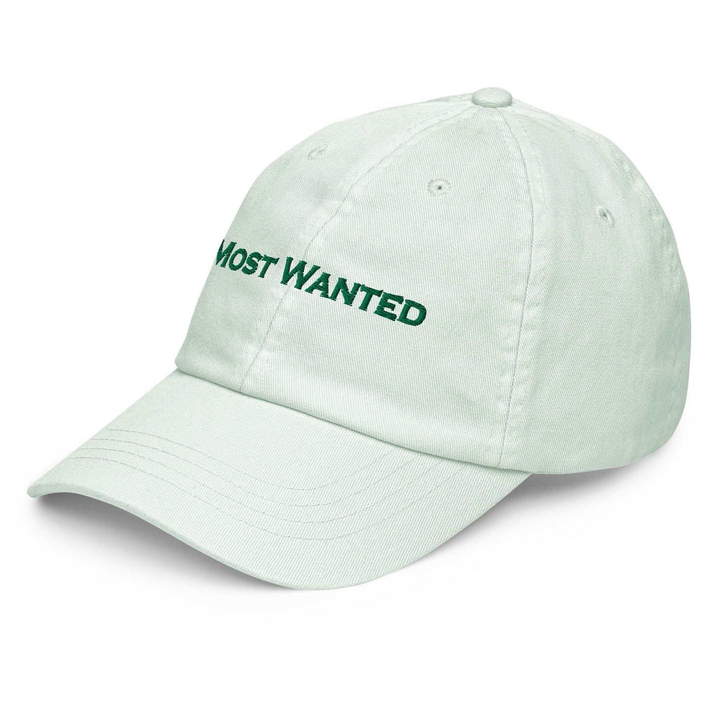Green Embroidered "Most Wanted" Chill🥶🥶🥶 Bucket Hat