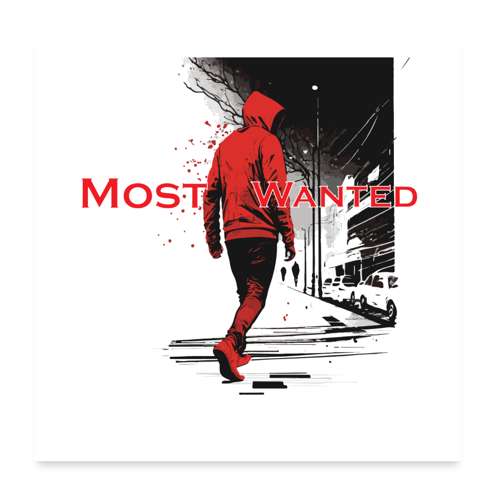 Most Wanted Poster #1 - white