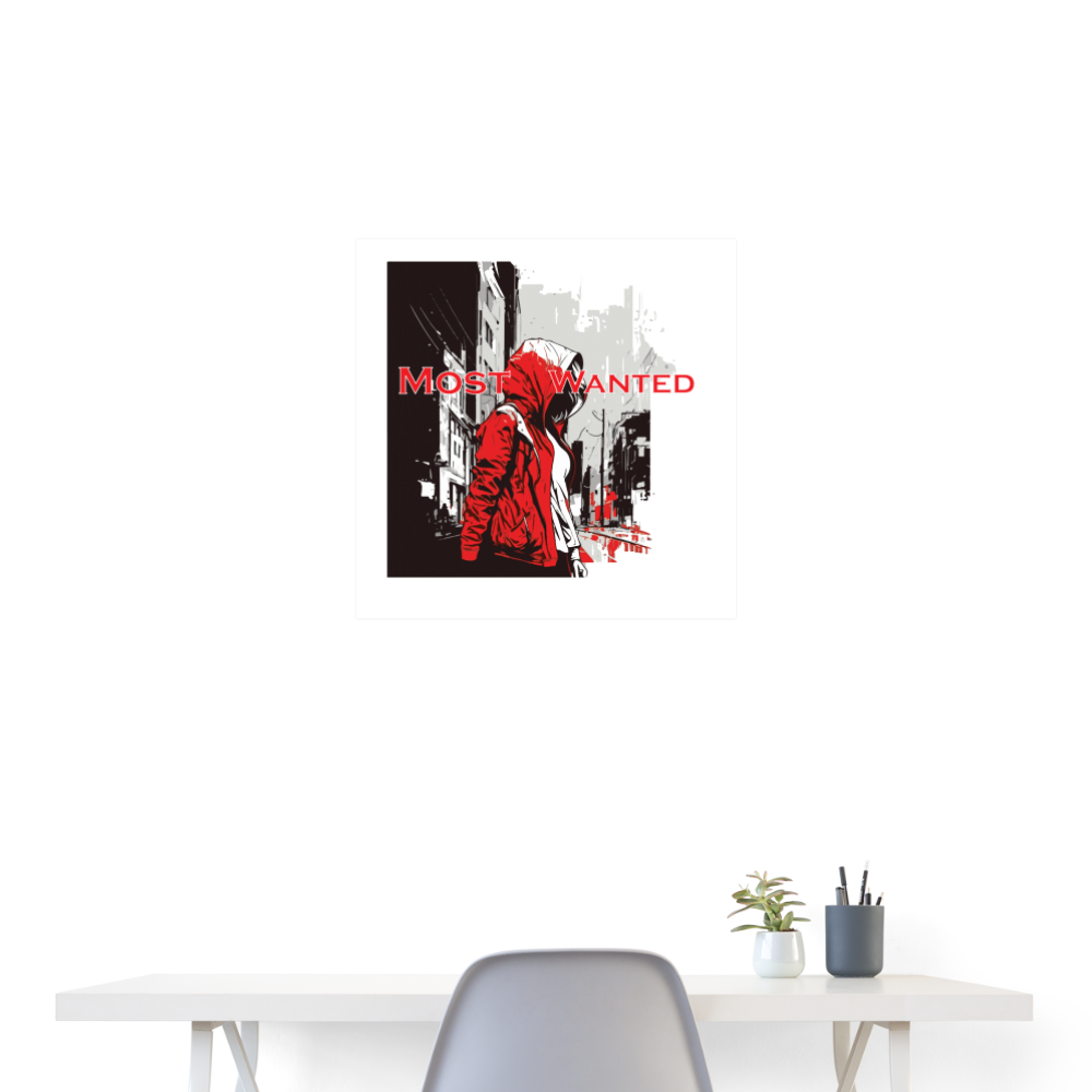 Most Wanted Poster #5 - white