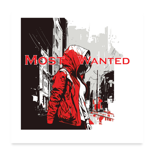 Most Wanted Poster #5 - white