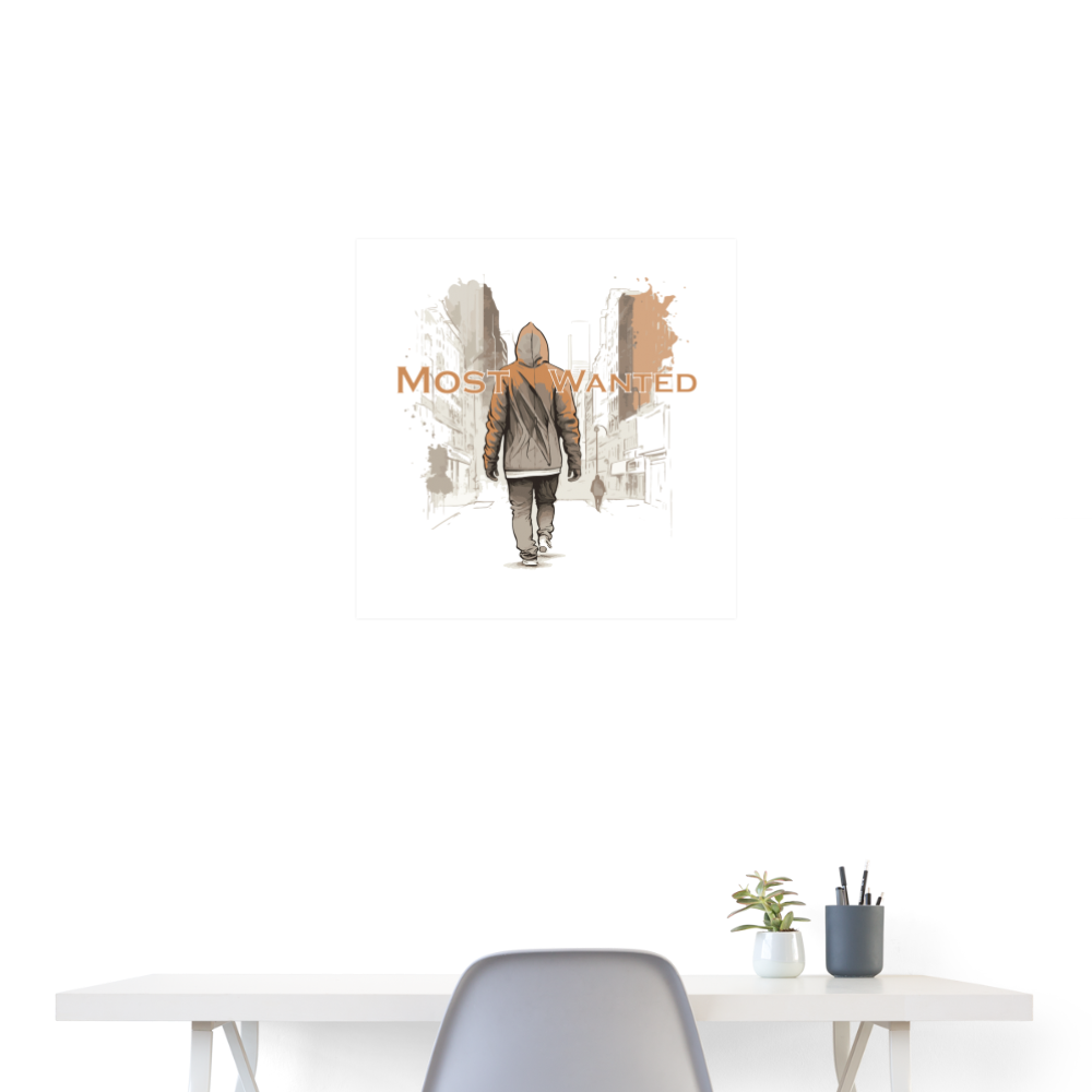 Most Wanted Poster #7 - white