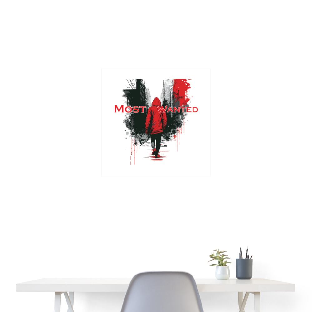 Most Wanted Poster #11 - white