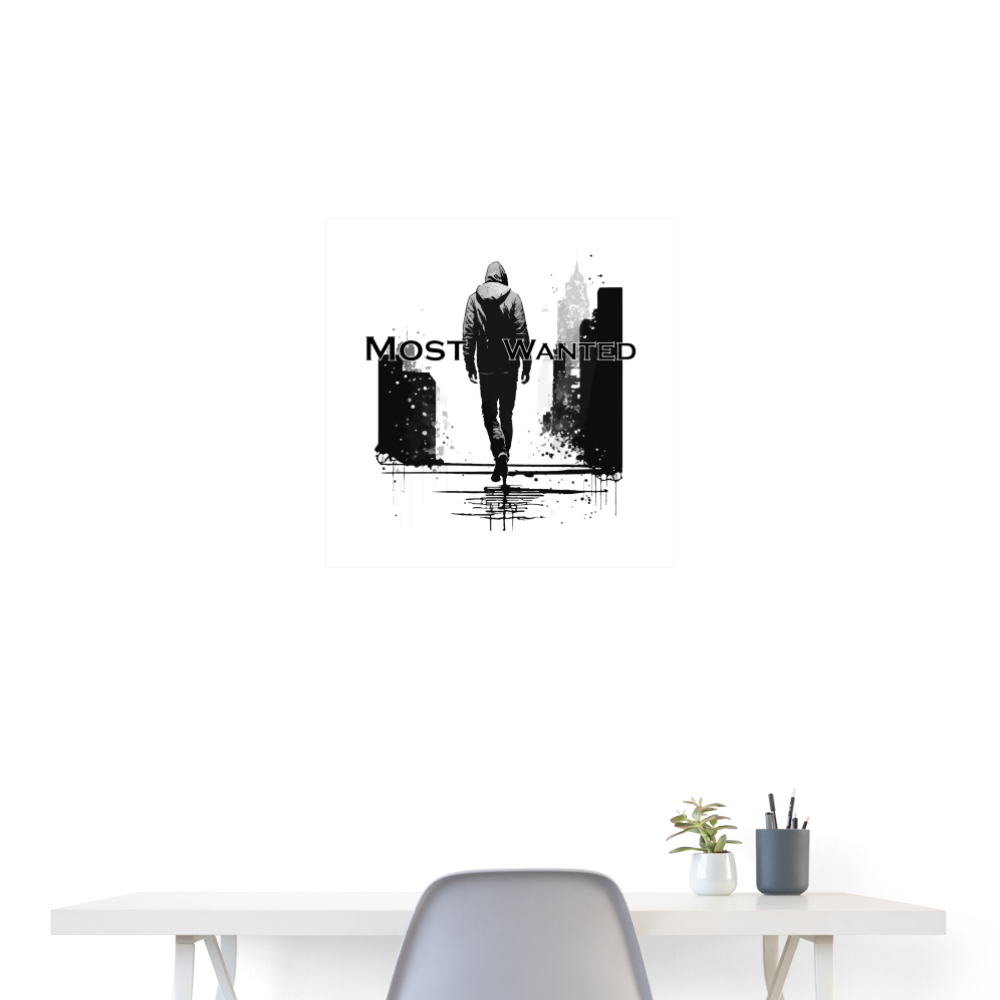 Most Wanted Poster #12 - white