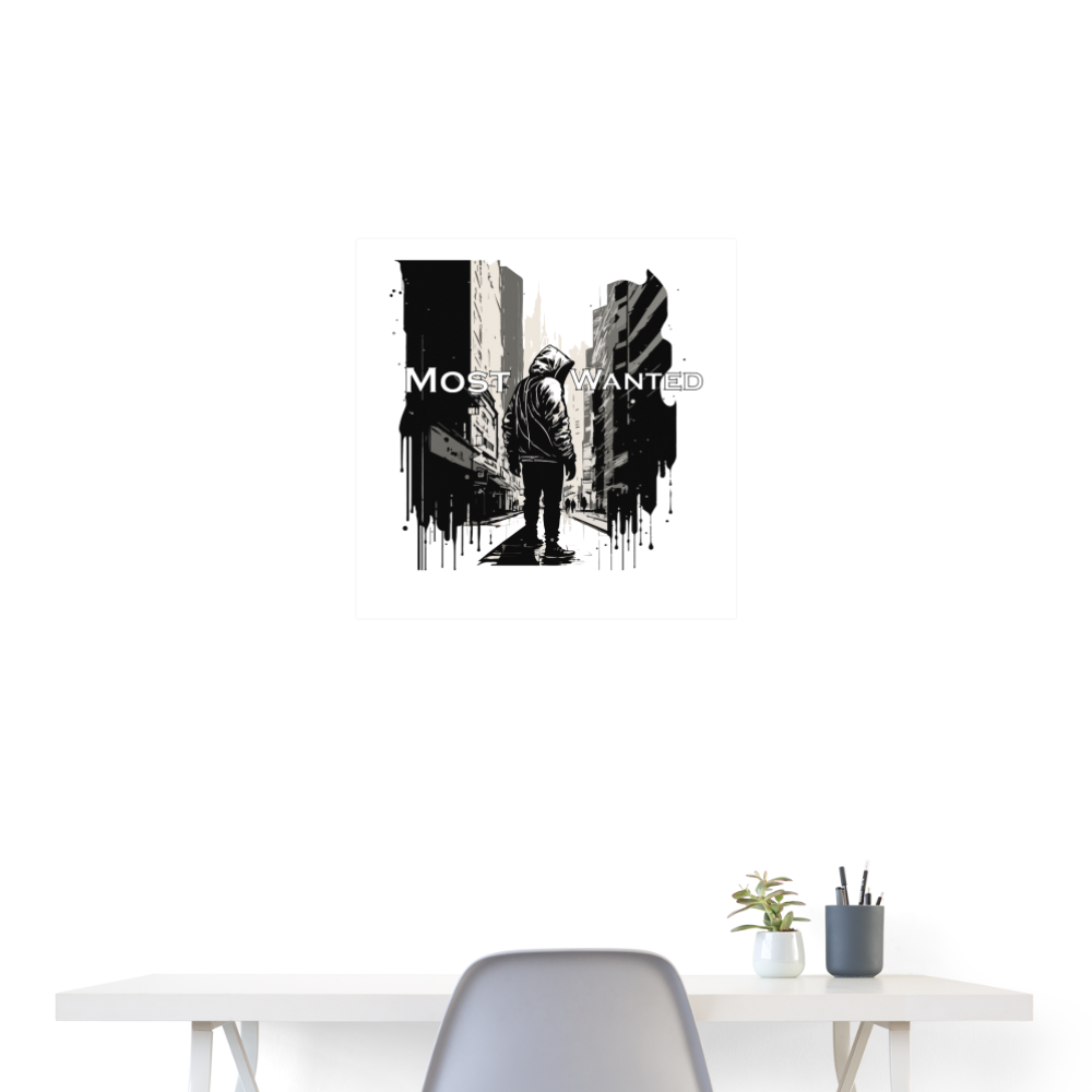 Most Wanted Poster #8 - white