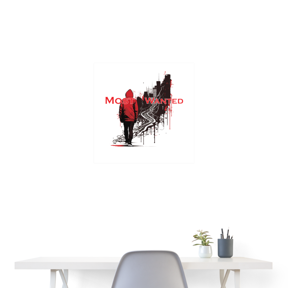 Most Wanted Poster #9 - white