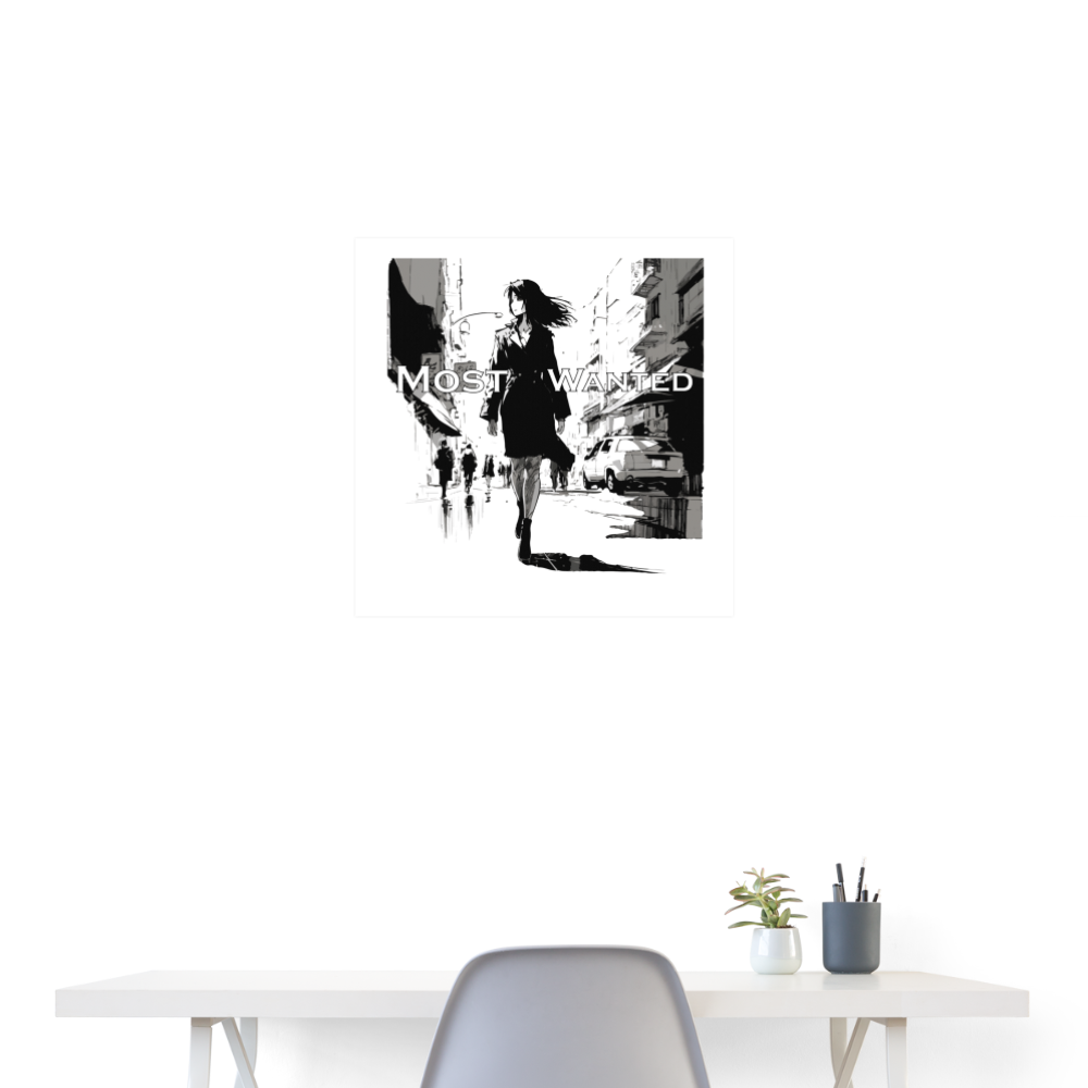 Most Wanted Poster #13 - white