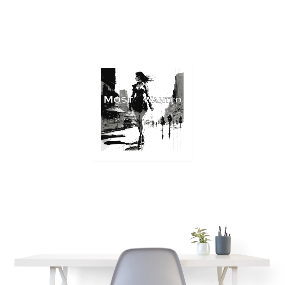 Most Wanted Poster #14 - white