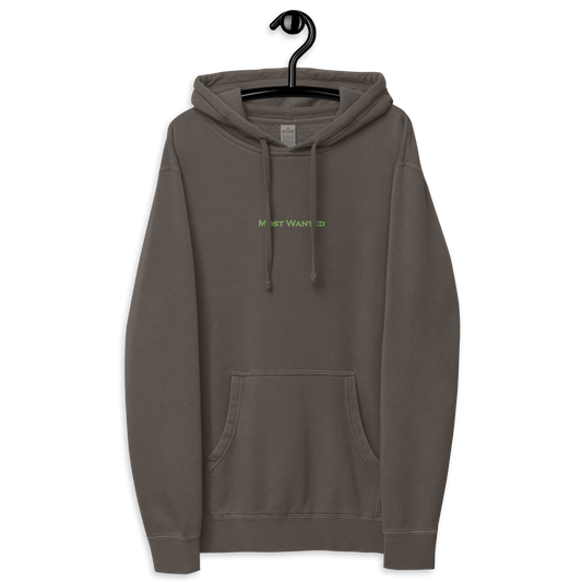 MOST WANTED HOODIE  GREEN EMBROIDERED MOST WANTED "CHILL 🥶🥶🥶"
