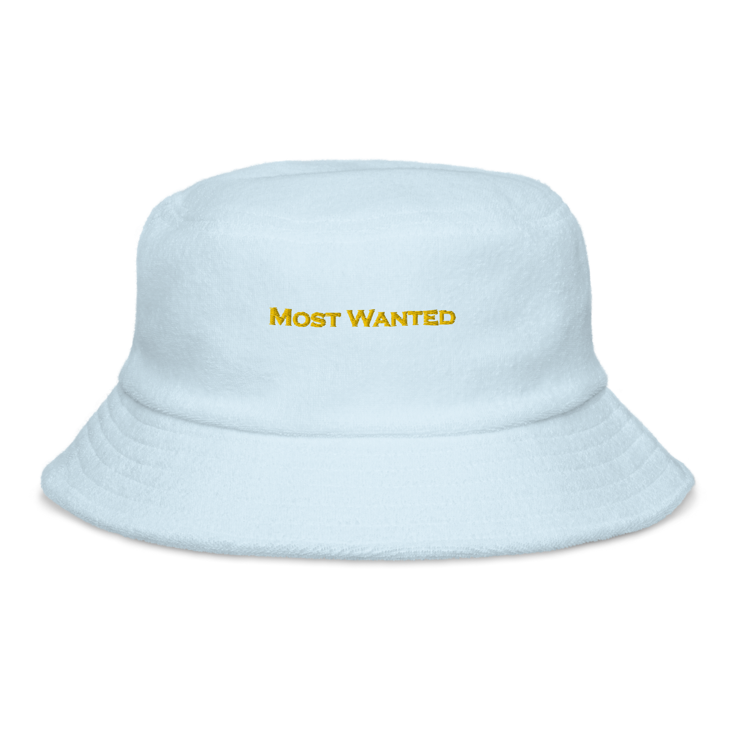 Gold Embroidered "Most Wanted" Chill🥶🥶🥶 Bucket Hat